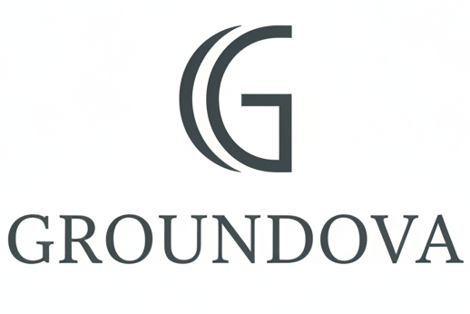 Logo Groundova symbole raffiné